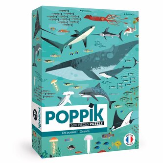 POPPIK Puzzle Oceány - 500 dílků