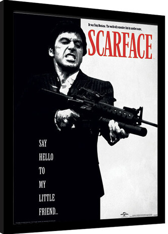 Obraz na zeď - Scarface - Say Hello To My Little Friend, 30 × 40 cm