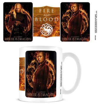 Keramický hrnek Game Of Thrones|Hra o trůny|House Of The Dragon|Rod draka: Thaenyra a Daemon (objem 315 ml)