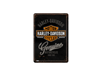 Nekupto Plechová pohlednice Harley-Davidson Genuine NA10124
