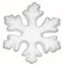 Styropianowa śnieżynka 7,5cm 24szt