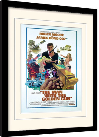 Obraz na zeď - James Bond - Man With Golden Gun, 34.3 × 44.5 cm