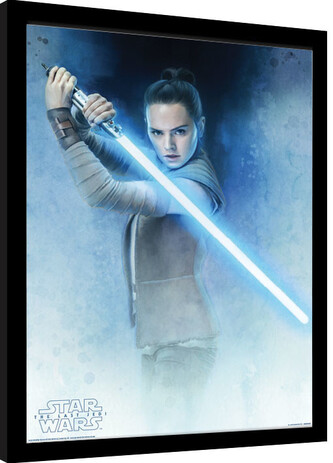 Obraz na zeď - Star Wars: Poslední z Jediů - Rey Lightsaber Guard, 30 × 40 cm