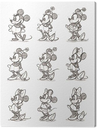 Obraz na plátně Minnie - Multi, 2 cm - 30×40 cm