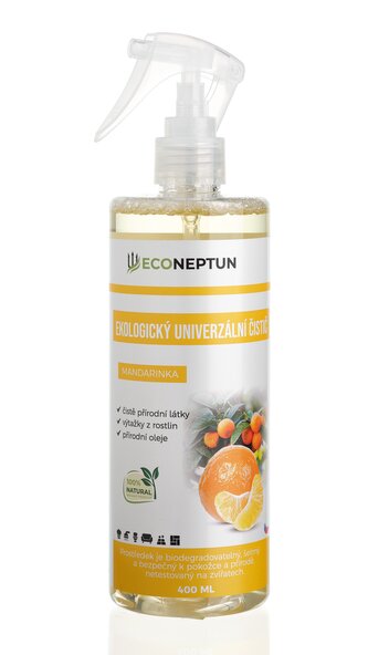Ekologický univerzální čistič mandarinka 400 ml Ekologický univerzální čistič mandarinka 400 ml