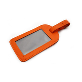 Kožená visačka na zavazadlo Arwel 5405­ - oranžová