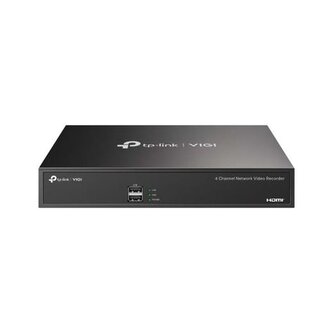 Záznamové zařízení TP-Link VIGI NVR1004H 4 kanálů, 4x Lan, 2x USB Záznamové zařízení TP-Link VIGI NVR1004H 4 kanálů, 4x Lan, 2x USB