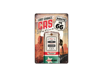 Nekupto Cedule 20x30 Route 66 (Gas Station) NA22215