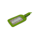 Kožená visačka na zavazadlo Arwel 5405­ - světle zelená