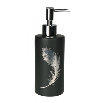 Koupelnový keramický set PIUME černá Mybesthome