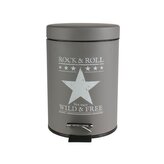 Koupelnový plechový set ELVIS šedá Mybesthome