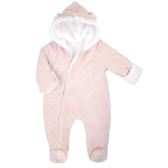 Zimní semiškový kojenecký overal Nicol Emily - velikost 56 (0-3m)