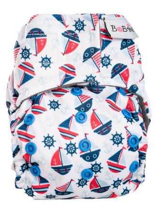 Bobánek Novorozenecká AIO plenka suchý zip - Lodičky