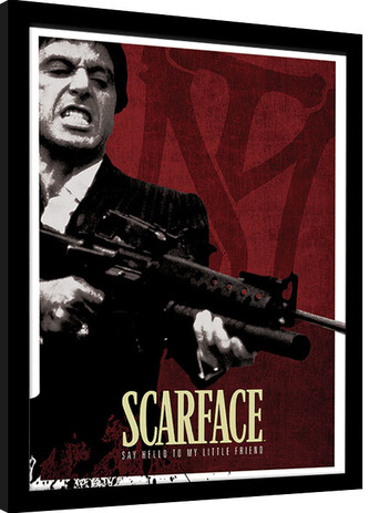 Obraz na zeď - Scarface - Blood Red, 30 × 40 cm