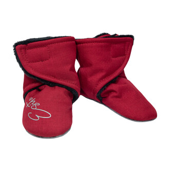 Capáčky barefoot Softshell Lamb Red; Barva: červená; Velikost: 1 - délka stélky: 11 cm Capáčky barefoot Softshell Lamb Red; Barva: červená; Velikost: 1 - délka stélky: 11 cm