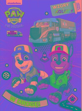 W drogę! Psi Patrol. Wzory i Kolory
