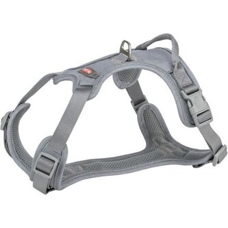 Postroj PREMIUM ACTIVE, grafit - S-M: 39-56 cm/ 15 mm