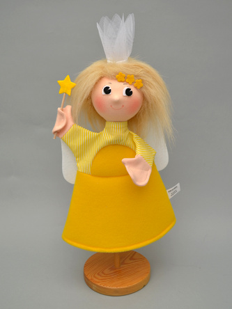 Víla Hlásulka 33 cm žlutá, logopomůcka