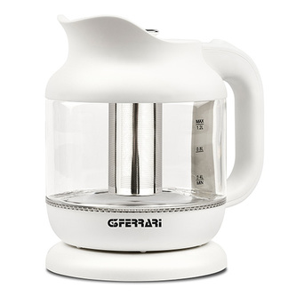 Rychlovarná konvice G3Ferrari, G1019301, Idilio, 1,2 L, skleněná karafa, automatické vypnutí, systém proti přehřátí, 1370-1630 W
