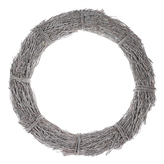 Proutěný věnec - průměr 50 cm, barva bílá.