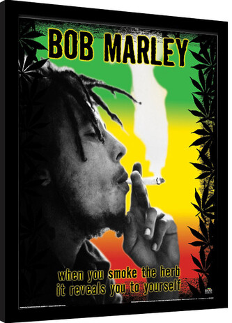 Obraz na zeď - Bob Marley - Herb, 34.3 × 44.5 cm