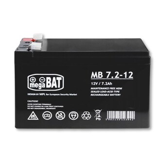 Gelový akumulátor VRLA MB 7,2-12 MB 7.2-12 bezúdržbový