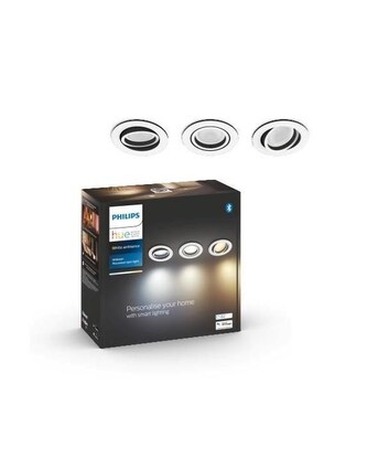 PHILIPS Hue Milliskin bílé,3x4,2W, 3x400lm, 2200-6500K, IP20,stmívatelné 3ks
