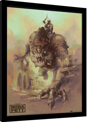 Obraz na zeď - Star Wars: The Book of Boba Fett - Rancor, 30 × 40 cm