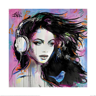 Umělecký tisk Loui Jover - Song Lines, 40 × 40 cm