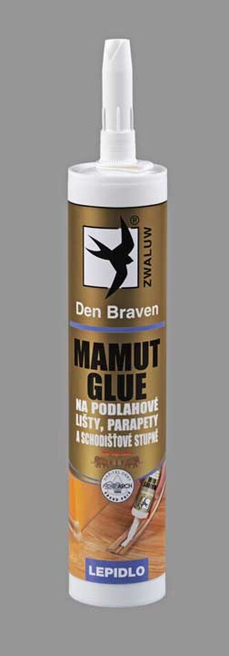 Den Braven - MAMUT GLUE vysokopevnostní lepidlo 290ml - bílá. Na lišty.