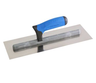 KUBALA - hladítko nerezové 405x130mm hladké, profesionální - dvousložková rukojeť