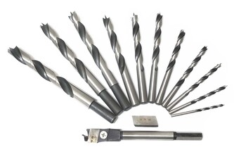 Sada vrtáků do dřeva - 14 ks (3,4,5,6,7,8, 9,10,11,12,13mm)