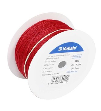 KUBALA - stavební provázek 100m, průměr 1,7mm - červený