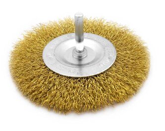 Kartáč okružní 100, vlnitý drát B 0,30, stopka