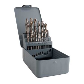 MAGG Profi - Sada vrtáků HSS-G vybrušované 25 ks (1,0-13,0mm), plechový box