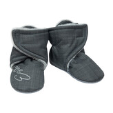 Capáčky barefoot Softshell Lamb Grey; Barva: šedá; Velikost: 3 - délka stélky: 13 cm