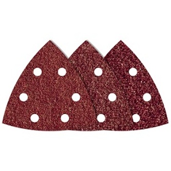 WOLFCRAFT - List brusný přilnavý 95mm zrnitost 60,80,120, 15ks