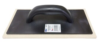 Hladítko plastové 280x140/8 mm - plsť vlněná (bílá)