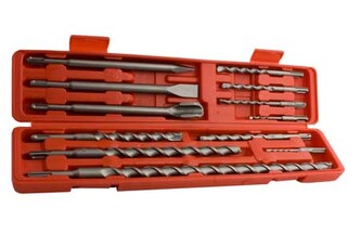 Sada SDS+ vrtáků a sekáčů - 12ks