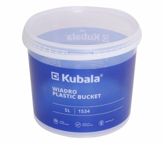KUBALA - 5l kbelík plastový s měrkou a průsvitným víkem
