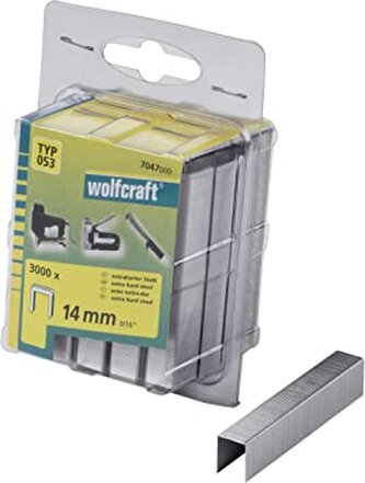 WOLFCRAFT - Spona široká čalounická typ 053, 11,2mm výška 14mm, 3000ks