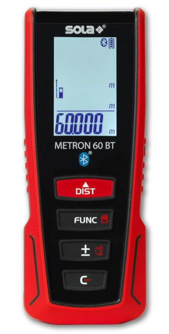 SOLA - METRON 60 BT - laserový dálkoměr 60m s BT SOLA - METRON 60 BT - laserový dálkoměr 60m s BT