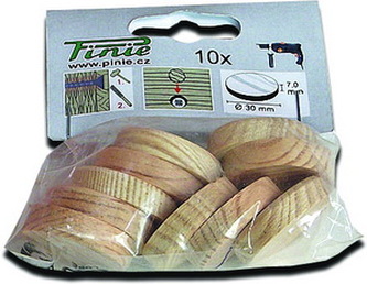 PINIE - Smrkové suky 30x7mm - 10 ks