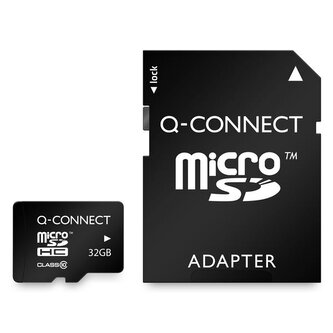 Paměťová karta Q-C - Micro SDHC, SD adaptér, 32 GB