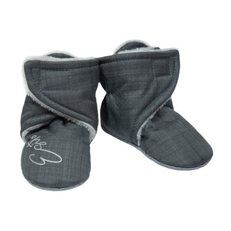 Capáčky barefoot Softshell Lamb Grey; Barva: šedá; Velikost: 0 - délka stélky: 10 cm