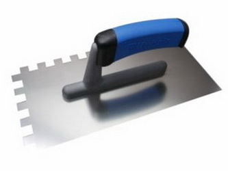 KUBALA - hladítko nerezové 270x130mm zub 12mm - dvousložková rukojeť