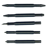 Pružinový set na dřevo 5 ks: dláto, 2xdulčík, 2xdoražeč