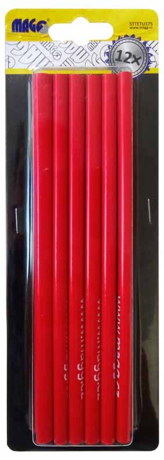 Tesařská tužka 175 mm - balení 12 ks