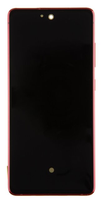 LCD display + Dotyk + Přední Kryt Samsung G781 5G Galaxy S20 FE Cloud Red (Service Pack)