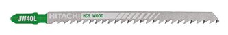 HiKOKI - Plátek do přímočaré pily na dřevo JW40L - 5 ks